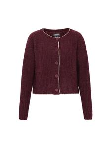 DreiMaster Женский кардиган бордового цвета