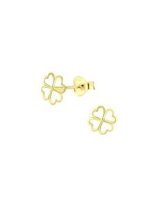 Alexander York Серьги-гвоздики CLOVER из золота, изготовленные из серебра 925 пробы, комплект из 2 штук