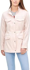 Женская куртка Levi's из хлопка и тенселя с воротником-стойкой, светло-розовый