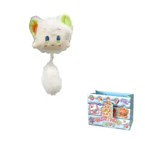 Плюшевый кулон Squeaky Fox Cat Elf Dolls высотой 15 см MORTEN SOLUM