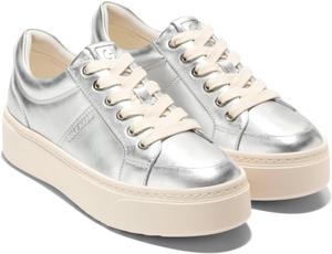 Кроссовки Cole Haan Grandpro Max Platform Sneakers, Silver Metallic