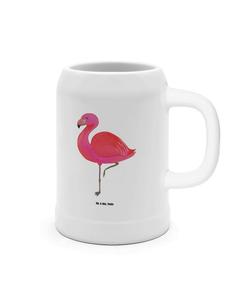 Кружка пивная Flamingo Classic без слогана белого цвета Mr. & Mrs. Panda