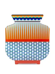 Ваза с геометричным узором, 25х21,9х11 см, Vesta, белый