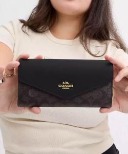 Кошелек-конверт с фирменным холстом