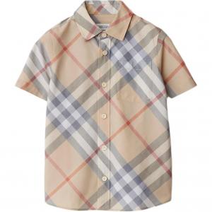 Рубашка SS24 Light Stone детская Burberry, Light Stone
