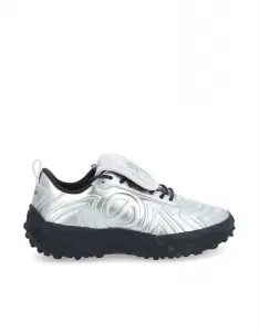 Женские кроссовки из фактурного неопрена No Name, серебряный