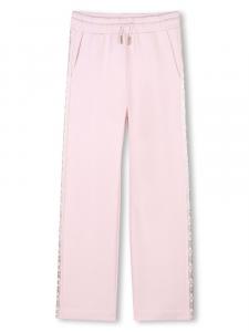 Michael Kors Kids спортивные брюки с логотипом, розовый