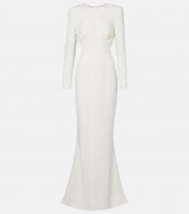 Свадебное платье из крепа Stella McCartney, белый