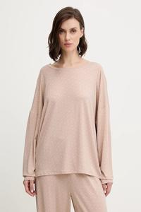 Пижама с длинным рукавом Boss, бежевый