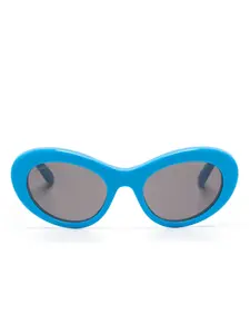 Солнцезащитные очки BB0294S в овальной оправе Balenciaga Eyewear, синий