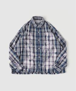 Рубашка в клетку Nelphat Crushed Journal Standard, цвет Navy