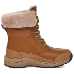 UGG Zaylee Кожаные Термо Ботинки Короткие До Середины Икры Женские Brown