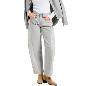 Джинсы Lee Rider Barrel свободного кроя, серый