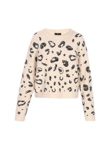 Женский свитер светло-бежевого цвета faina