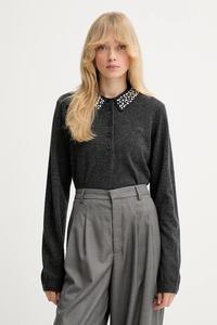 Шерстяной свитер Gestuz, серый