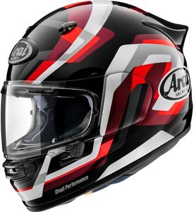 Шлем мотоциклетный Contour-x Snake Helmet Arai, черный /красный