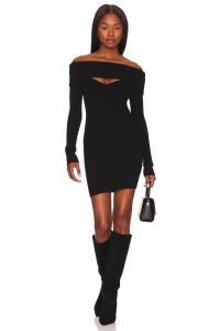 Трикотажное платье Nadja Nbd, black