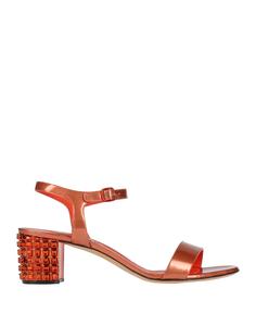 Сандалии Casadei, оранжево-коричневый
