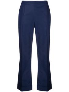 ASPESI укороченные расклешенные брюки, синий