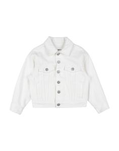 Джинсовая куртка для девочек Mm6 Maison Margiela, белый