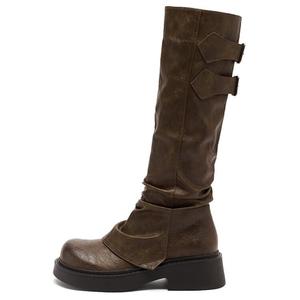 Сапоги женские Agsdon выше колена, черный