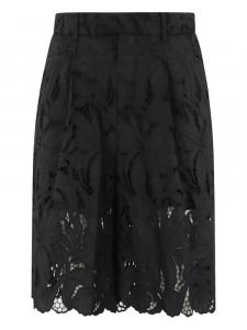 Isabelle Blanche шорты с кружевом, черный