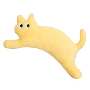 Плюшевая кукла Dopamine Cat высотой 80 см MENGMENGBUNNY, желтый