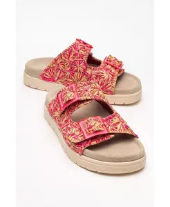 Сандалии Milana Leather с двумя ремешками (женские) Forever & Always Shoes, розовый