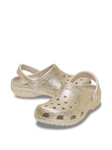 Классические блестящие сабо Crocs, sandstone