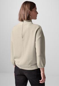 Толстовка GLÄNZENDES SHIRT Street One Studio, бежевый