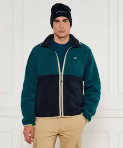 Бомбер Regular fit Tommy Jeans, зеленый