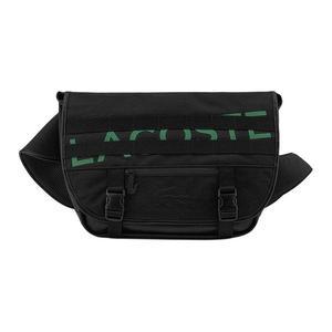 LACOSTE Холщовая сумка-мессенджер, Black