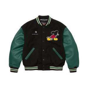 Куртка Supreme x Number (N)Ine x Mickey Mouse Varsity Jacket 'Black'
