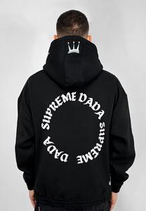 Толстовка MIT RÜCKENDRUCK UND ÄRMELTASCH - Hoodie DADA, черный