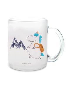Кружка Единорог-горец без надписей, прозрачная Mr. & Mrs. Panda