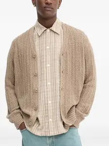 Клетчатая рубашка с короткими рукавами SAMSOE SAMSOE, нейтральный