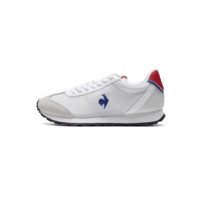 Износостойкие и легкие повседневные низкие туфли унисекс Le Coq Sportif, White/Blue/Red