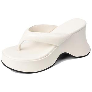 Beijiani Женские шлепанцы на резиновой подошве серебристые, цвет Silver