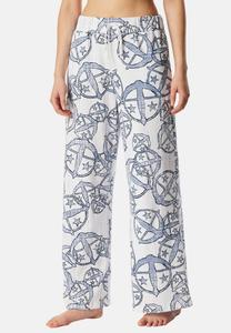 Пижамные брюки Schiesser Pyjama bottoms, Mehrfarbig/Off-White