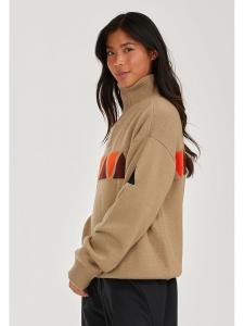 SOS Флисовый свитер "Aboda" светло-коричневого цвета