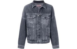 Джинсовая куртка мужская черный Palm Angels