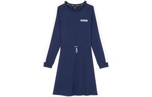 Женское платье с длинными рукавами Skechers, синий