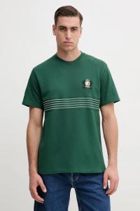 Хлопковая футболка Lacoste, зеленый