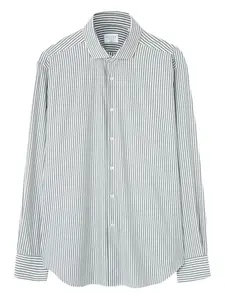 Полосатая рубашка с длинными рукавами Xacus, зеленый