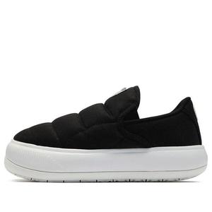 Кроссовки suede mayu slip-on canvas 'black white' Puma, черный