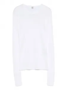 Топ с длинными рукавами Toteme, белый