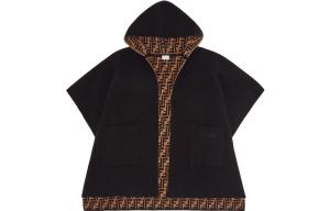 Детский плащ FENDI, черный