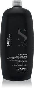 Очищающий детокс-шампунь Semi di lino sublime для всех типов волос Alfaparf Milano, 1000 мл