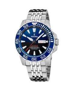 F20661/1 Мужские часы из серебристой стали The Originals Festina, серебро