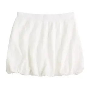 Детские и подростковые текстурированные шорты-юбка с пузырьками, обычные и плюс сайз So, белый